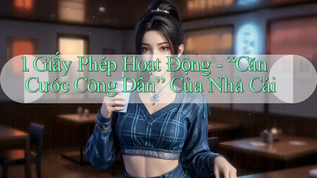 1. Giấy Phép Hoạt Động – “Căn Cước Công Dân” Của Nhà Cái