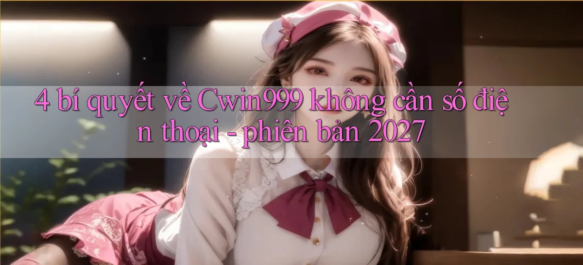 4 bí quyết về Cwin999 không cần số điện thoại   phiên bản 2027