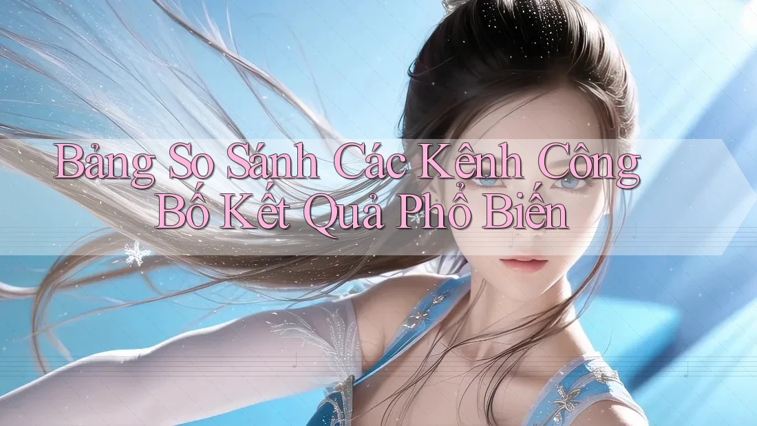 Bảng So Sánh Các Kênh Công Bố Kết Quả Phổ Biến