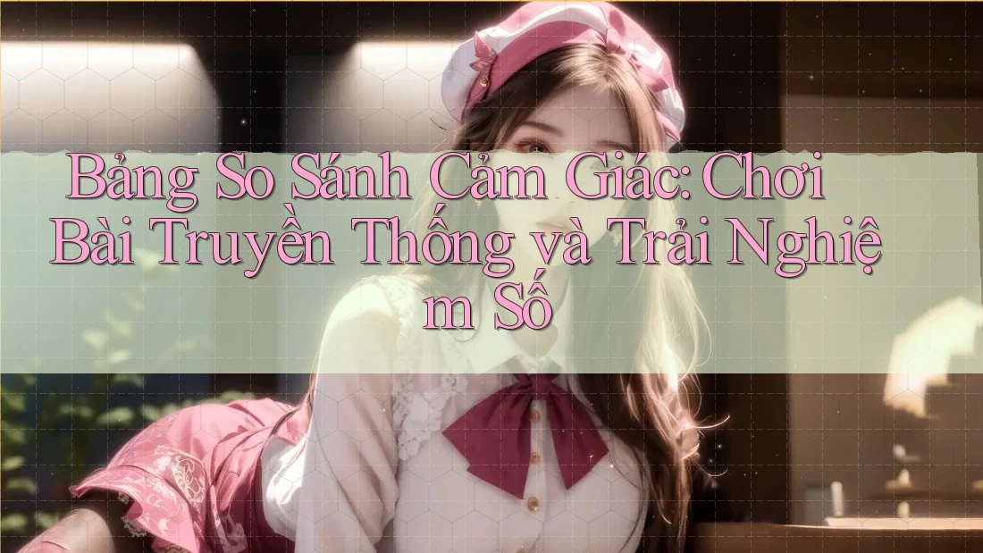 Bảng So Sánh Cảm Giác: Chơi Bài Truyền Thống và Trải Nghiệm Số