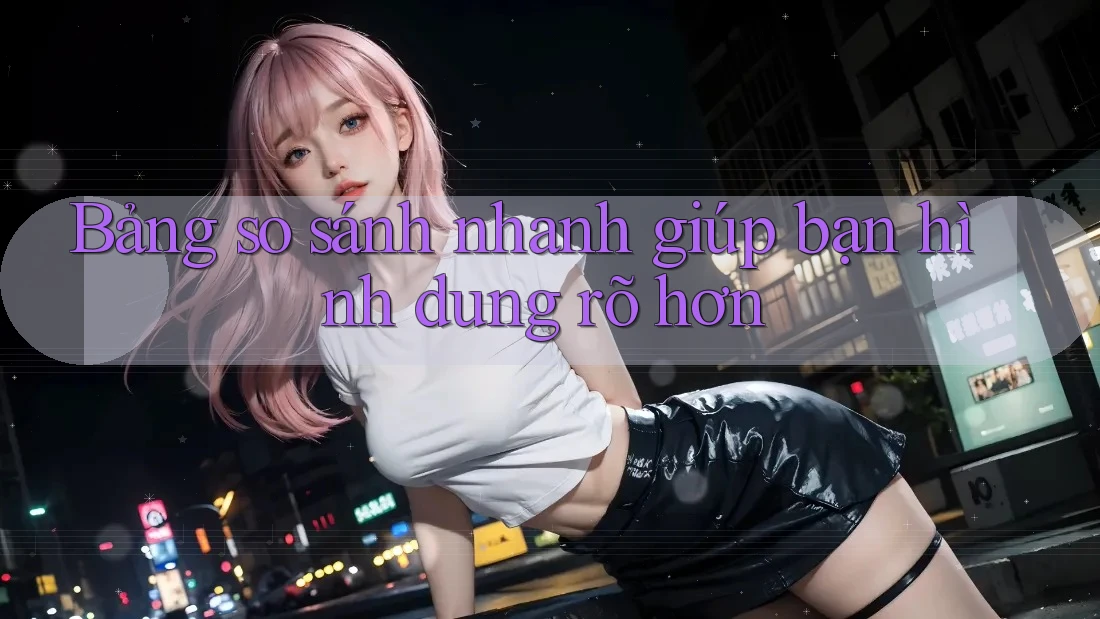 Bảng so sánh nhanh giúp bạn hình dung rõ hơn