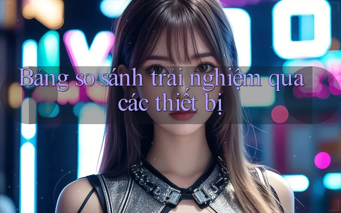 Bảng so sánh trải nghiệm qua các thiết bị Bảng so sánh trải nghiệm qua các thiết bị