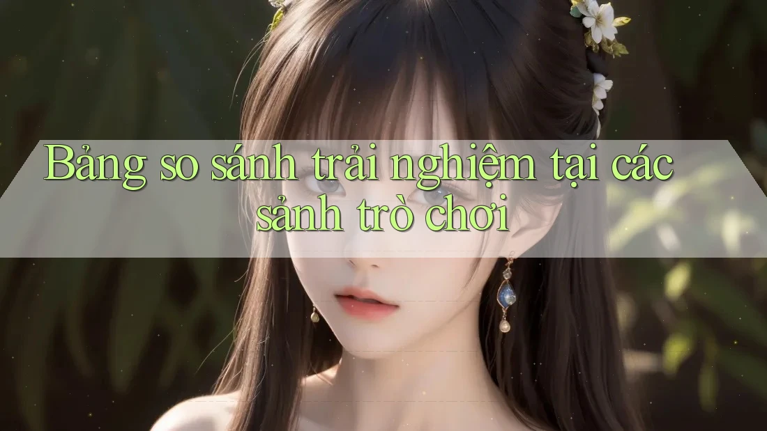 Bảng so sánh trải nghiệm tại các sảnh trò chơi Bảng so sánh trải nghiệm tại các sảnh trò chơi