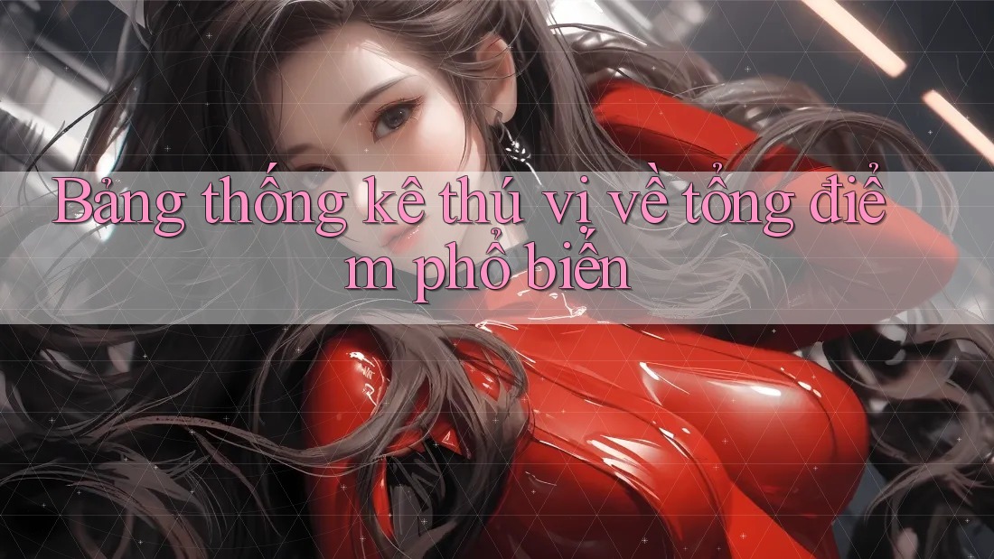 Bảng thống kê thú vị về tổng điểm phổ biến