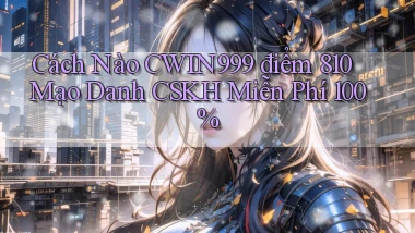 Cách nào cwin999 điểm 810 mạo danh CSKH miễn phí 100%