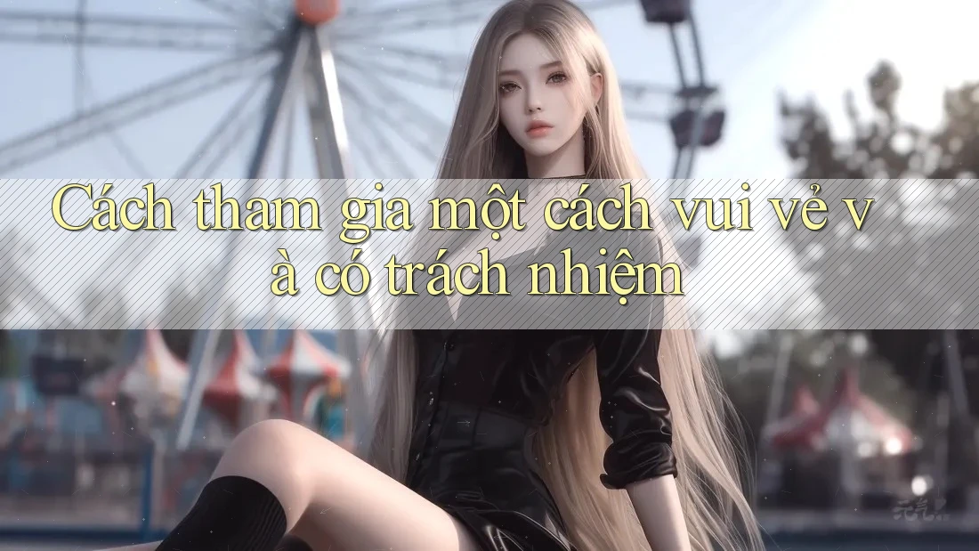Cách tham gia một cách vui vẻ và có trách nhiệm