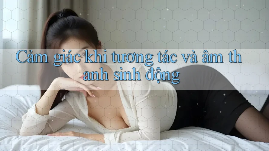 Cảm giác khi tương tác và âm thanh sinh động