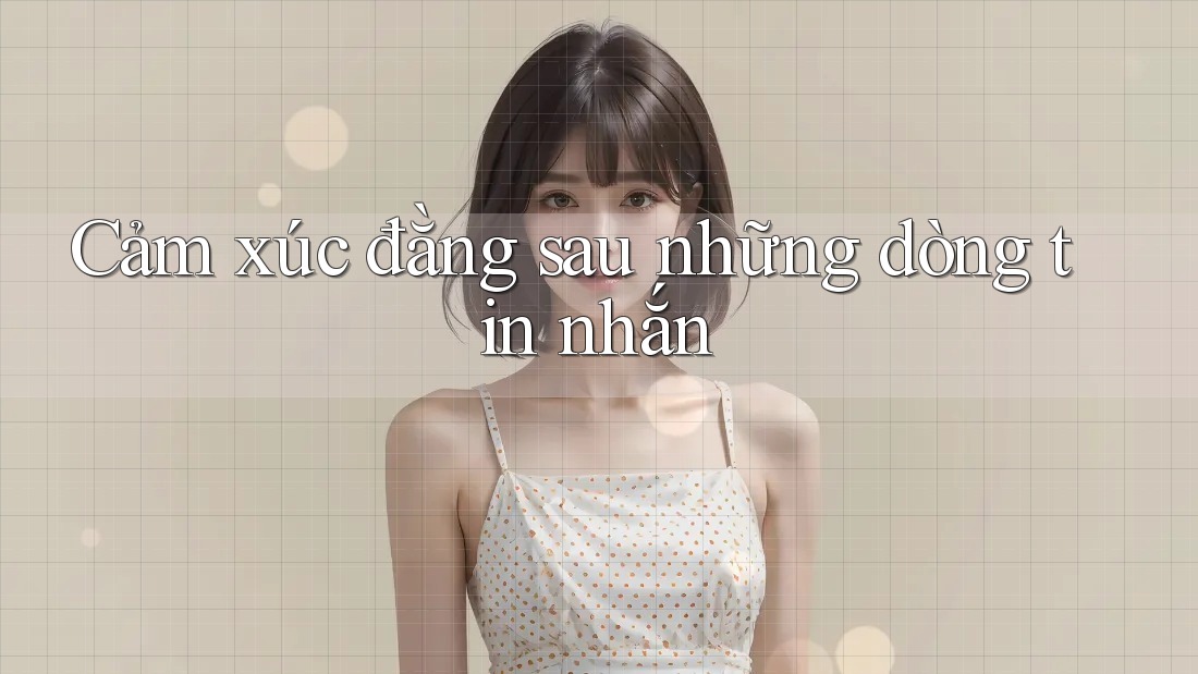 Cảm xúc đằng sau những dòng tin nhắn