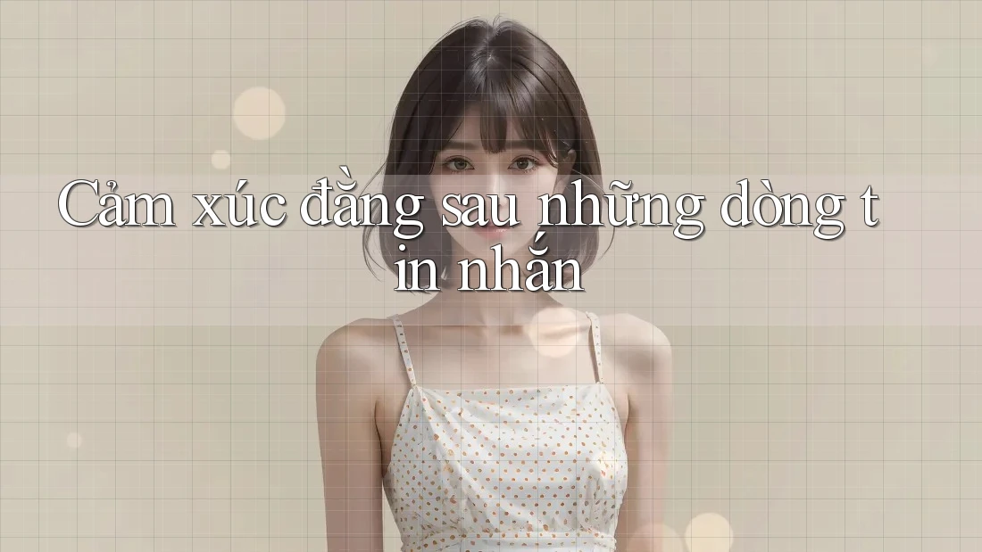 Cảm xúc đằng sau những dòng tin nhắn