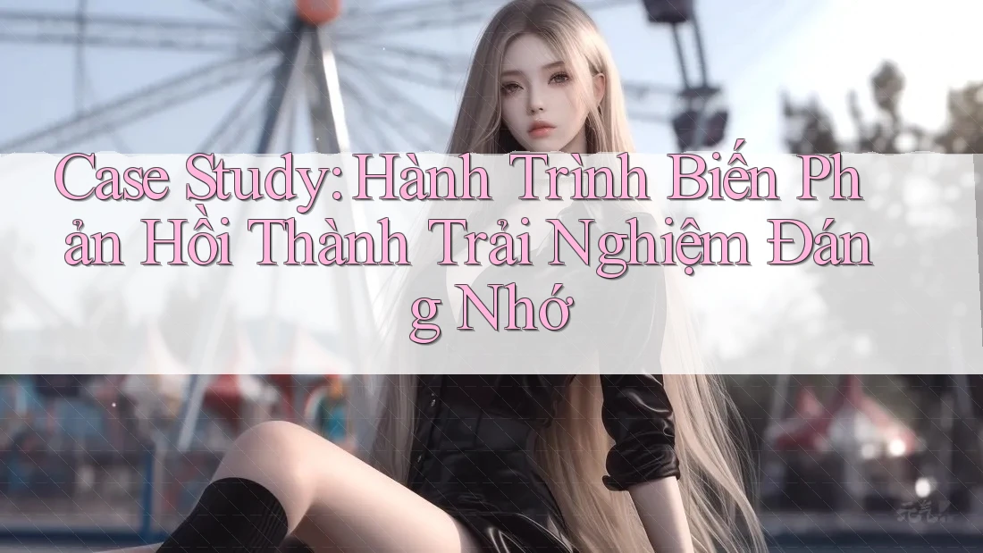 Case Study: Hành Trình Biến Phản Hồi Thành Trải Nghiệm Đáng Nhớ Case Study: Hành Trình Biến Phản Hồi Thành Trải Nghiệm Đáng Nhớ
