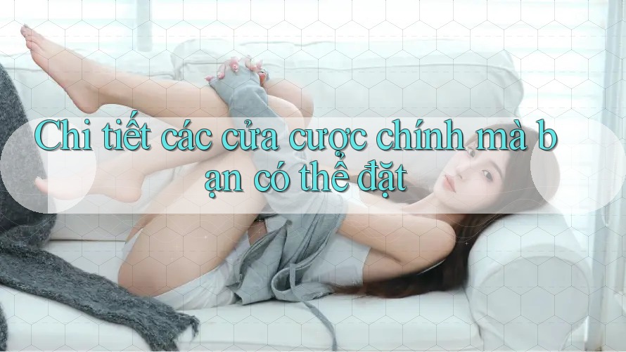 Chi tiết các cửa cược chính mà bạn có thể đặt