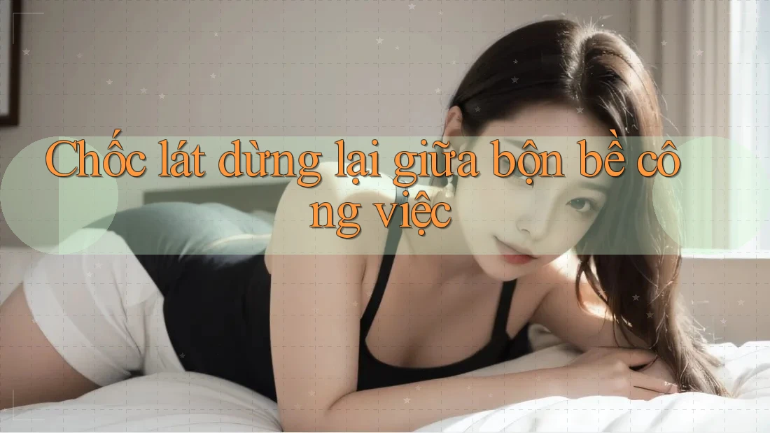Chốc lát dừng lại giữa bộn bề công việc