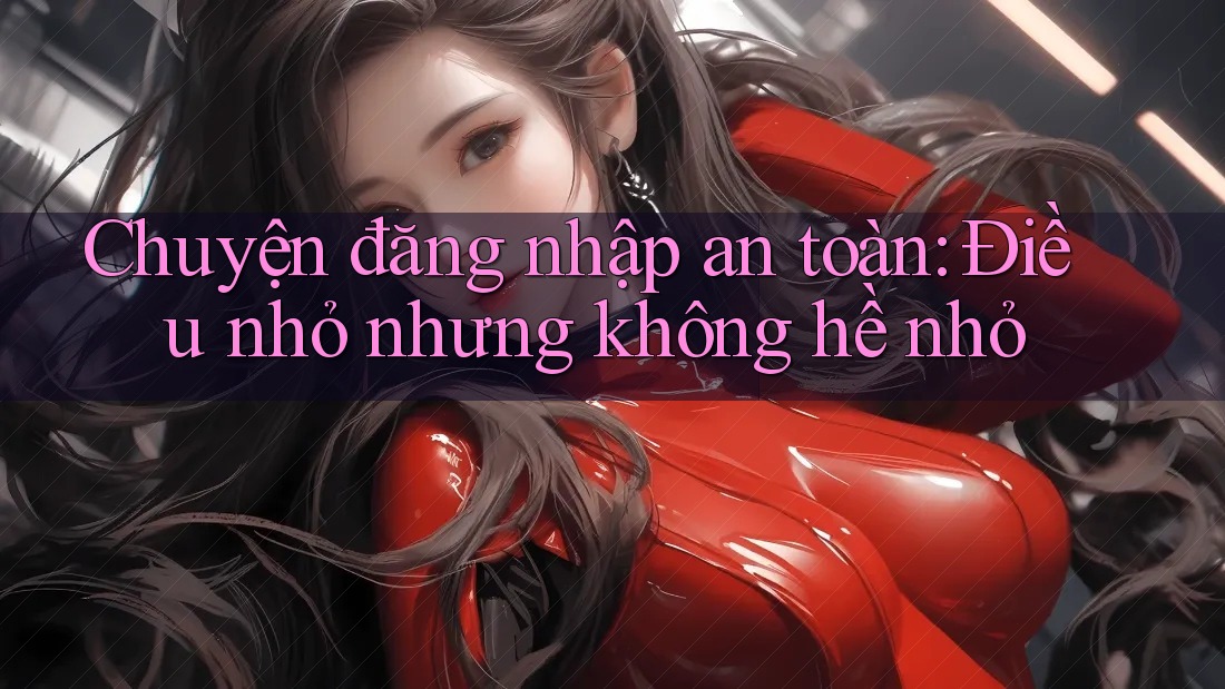 Chuyện đăng nhập an toàn: Điều nhỏ nhưng không hề nhỏ