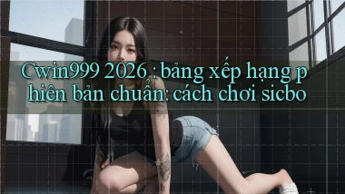 Cwin999 2026 bảng xếp hạng phiên bản chuẩn cách chơi sicbo