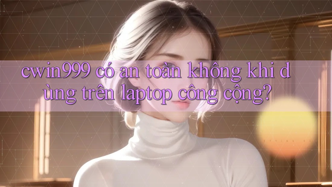 cwin999 có an toàn không khi dùng trên laptop công cộng?