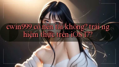 cwin999 có nên tải không trải nghiệm thực trên iOS 17