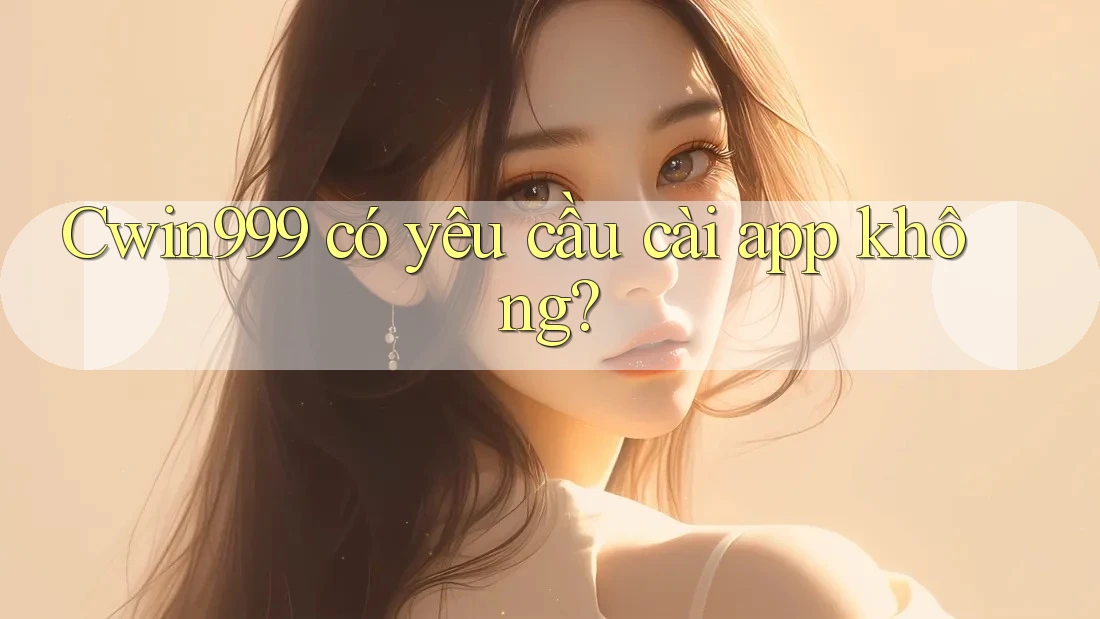 Cwin999 có yêu cầu cài app không?