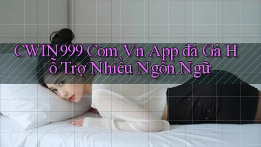 cwin999 com vn app đá gà hỗ trợ nhiều ngôn ngữ