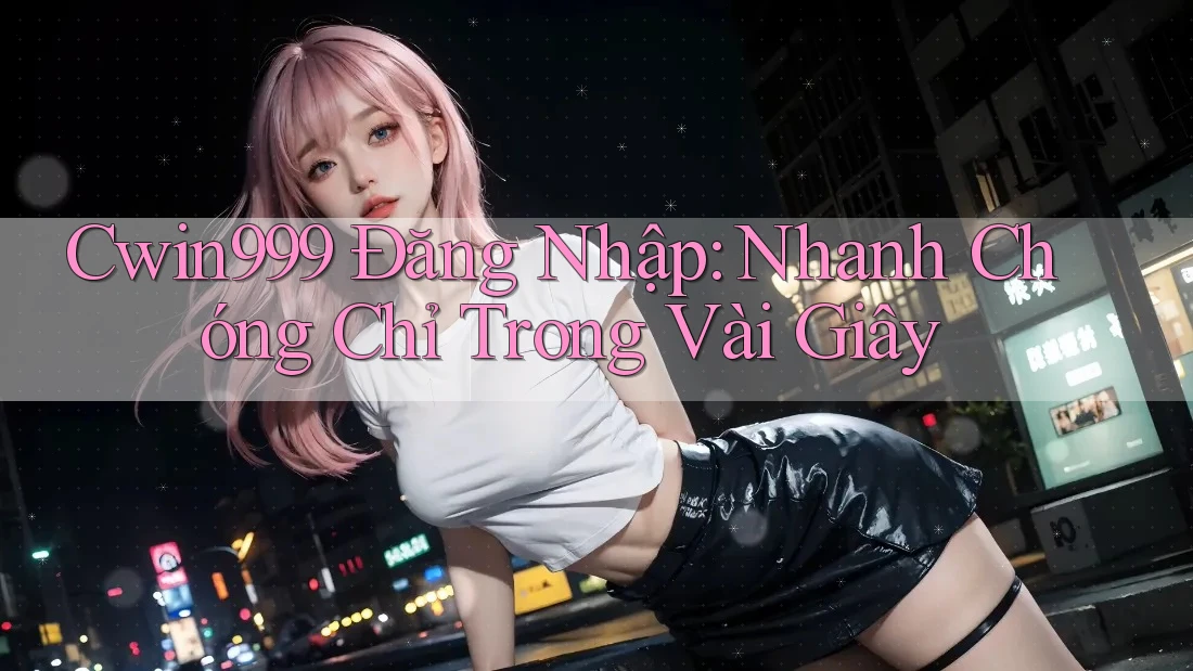 Cwin999 Đăng Nhập: Nhanh Chóng Chỉ Trong Vài Giây