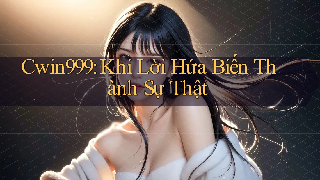 Cwin999: Khi Lời Hứa Biến Thành Sự Thật Cwin999: Khi Lời Hứa Biến Thành Sự Thật