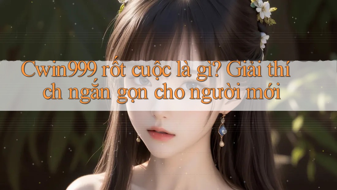 Cwin999 rốt cuộc là gì? Giải thích ngắn gọn cho người mới