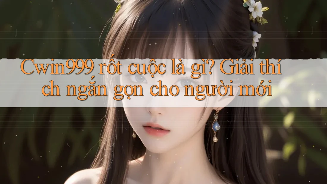 Cwin999 rốt cuộc là gì? Giải thích ngắn gọn cho người mới