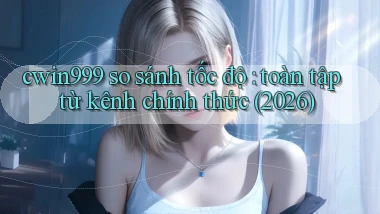cwin999 so sánh tốc độ toàn tập từ kênh chính thức (2026)
