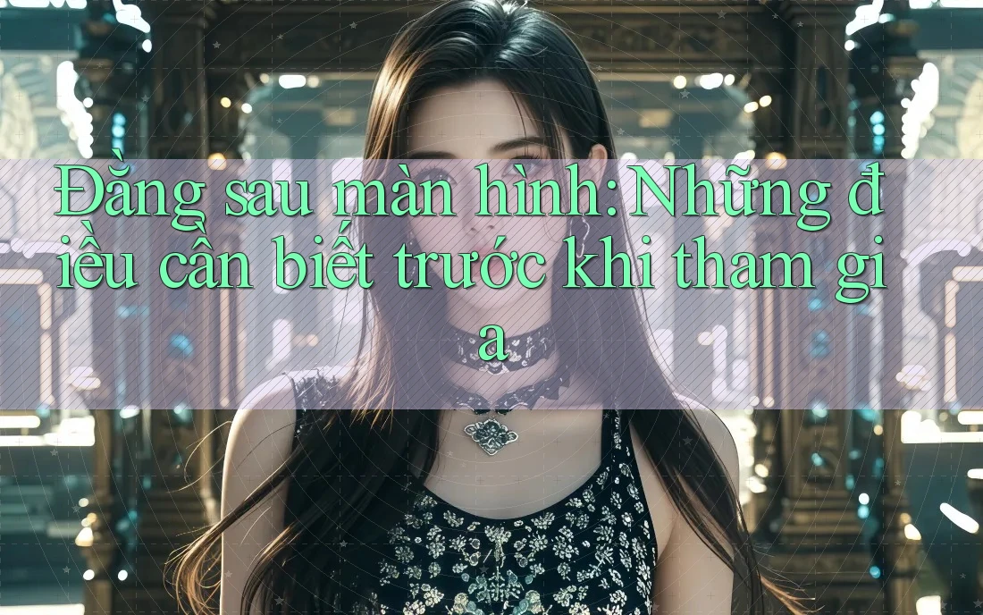 Đằng sau màn hình: Những điều cần biết trước khi tham gia Đằng sau màn hình: Những điều cần biết trước khi tham gia