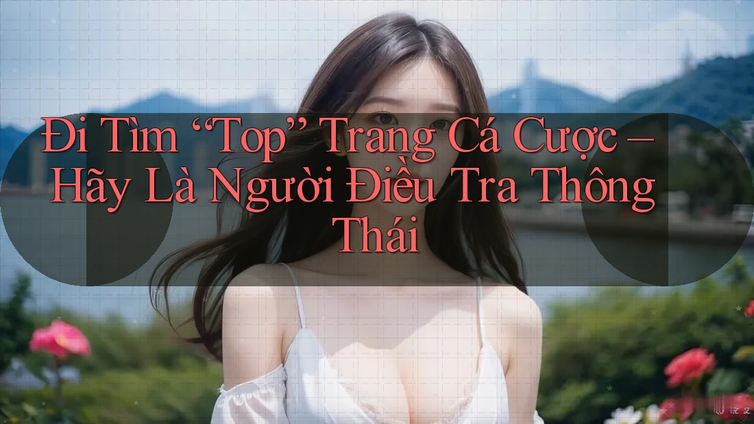 Đi Tìm “Top” Trang Cá Cược – Hãy Là Người Điều Tra Thông Thái