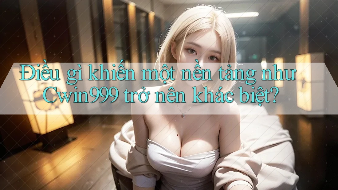 Điều gì khiến một nền tảng như Cwin999 trở nên khác biệt?