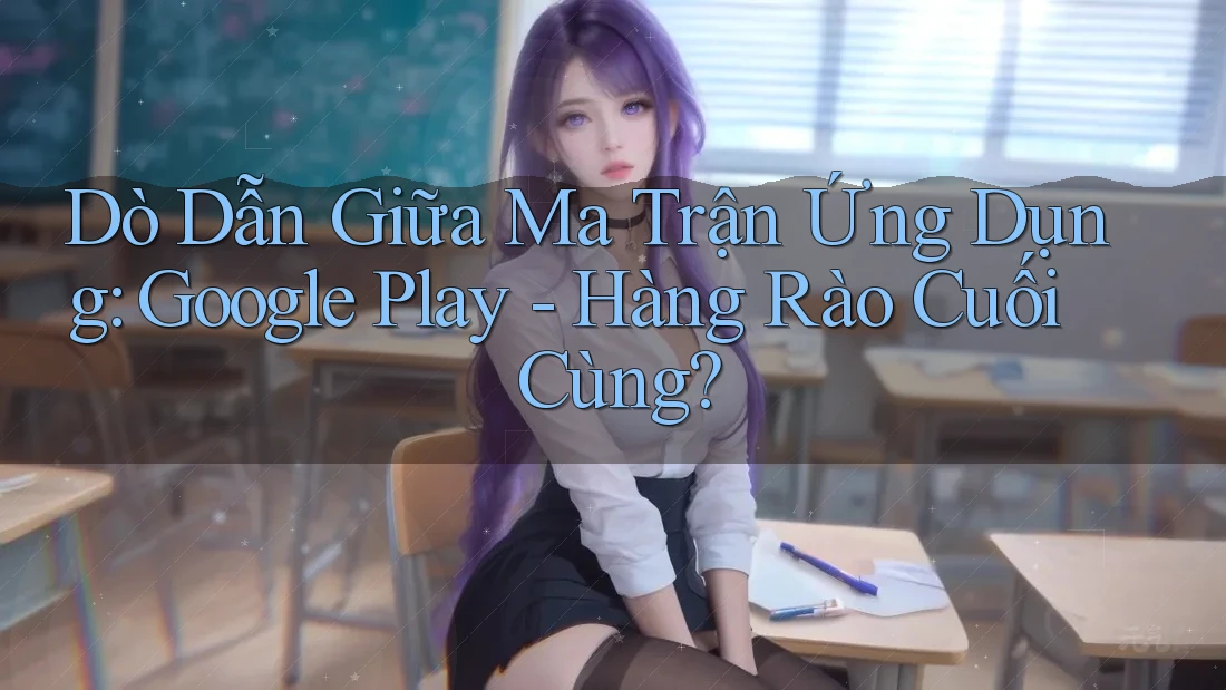 Dò Dẫn Giữa Ma Trận Ứng Dụng: Google Play - Hàng Rào Cuối Cùng?