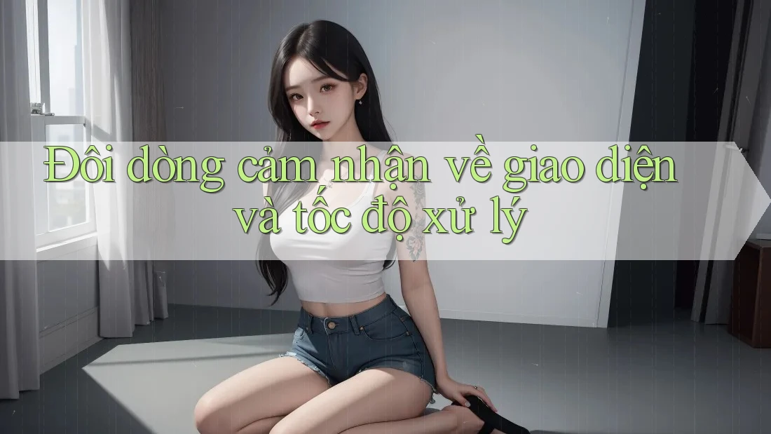 Đôi dòng cảm nhận về giao diện và tốc độ xử lý