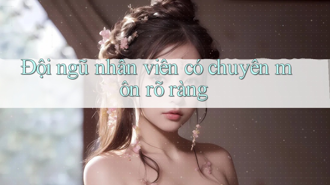 Đội ngũ nhân viên có chuyên môn rõ ràng