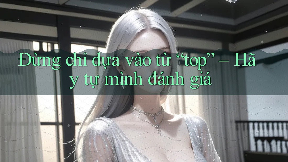 Đừng chỉ dựa vào từ “top” – Hãy tự mình đánh giá