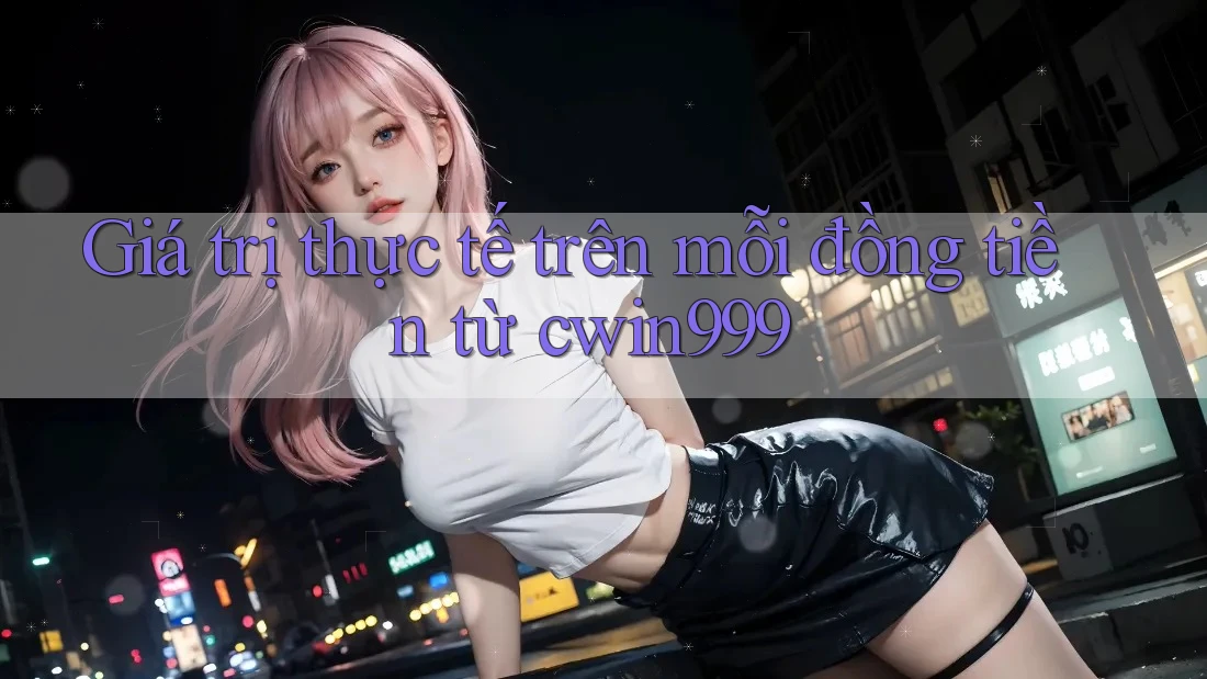 Giá trị thực tế trên mỗi đồng tiền từ cwin999 Giá trị thực tế trên mỗi đồng tiền từ cwin999