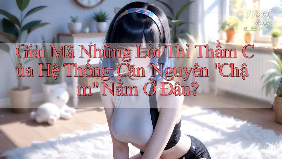Giải Mã Những Lời Thì Thầm Của Hệ Thống: Căn Nguyên “Chậm” Nằm Ở Đâu?