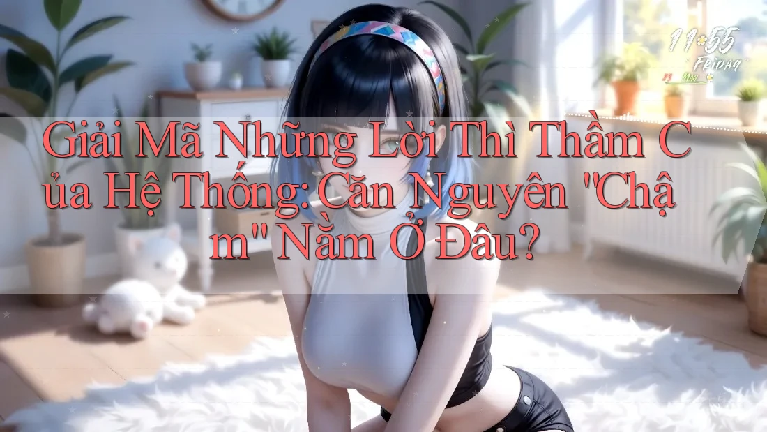 Giải Mã Những Lời Thì Thầm Của Hệ Thống: Căn Nguyên “Chậm” Nằm Ở Đâu?