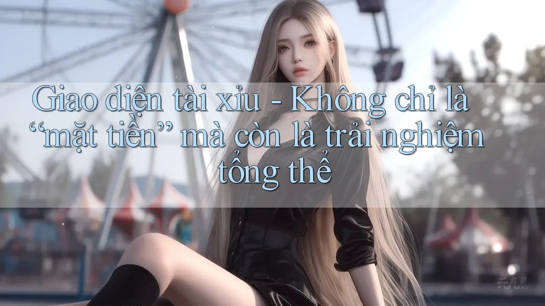 Giao diện tài xỉu - Không chỉ là “mặt tiền” mà còn là trải nghiệm tổng thể