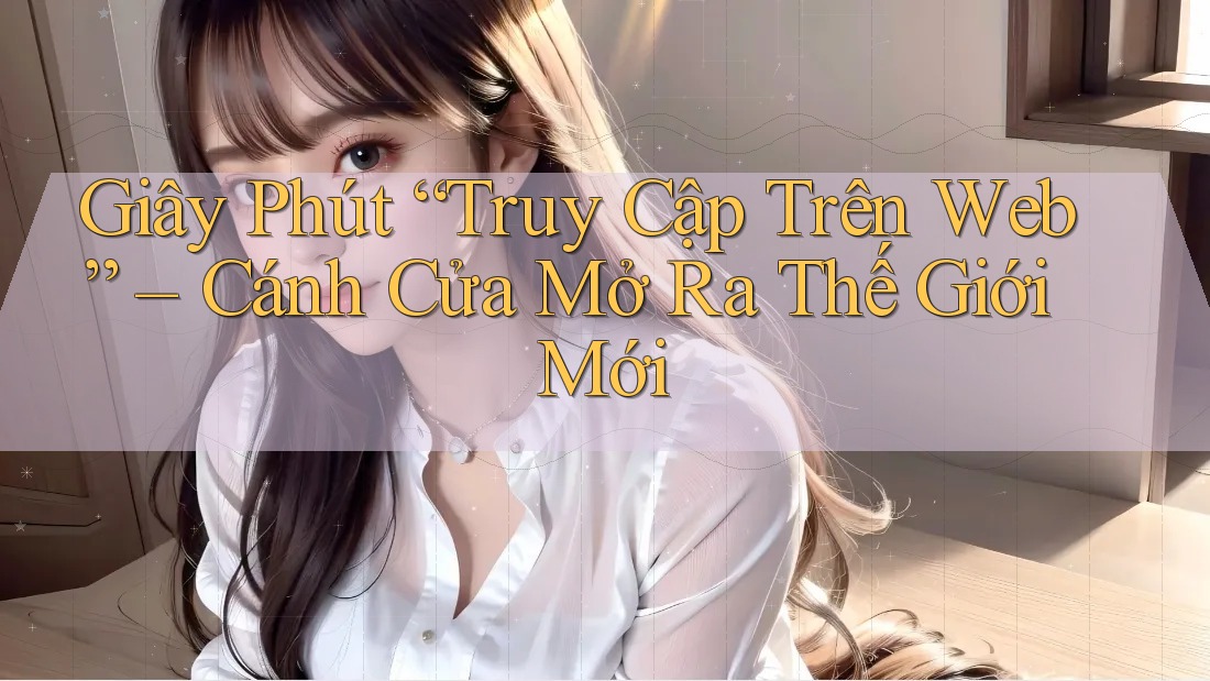 Giây Phút “Truy Cập Trên Web” – Cánh Cửa Mở Ra Thế Giới Mới