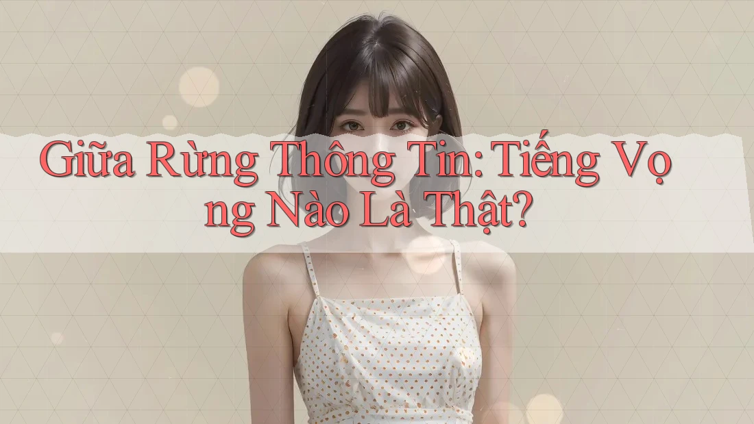 Giữa Rừng Thông Tin: Tiếng Vọng Nào Là Thật?