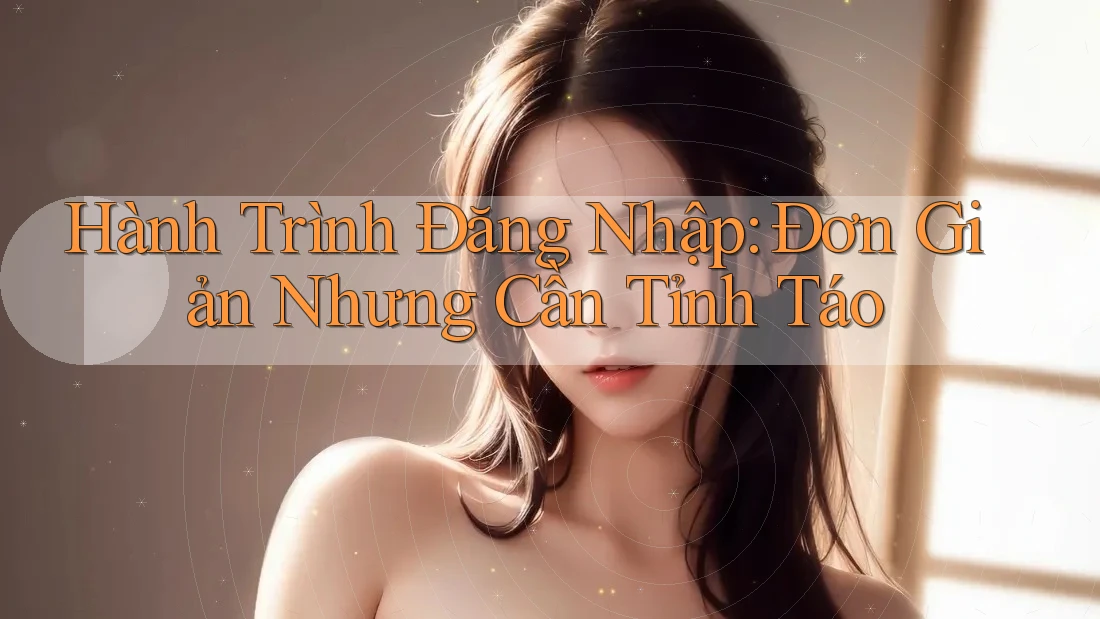 Hành Trình Đăng Nhập: Đơn Giản Nhưng Cần Tỉnh Táo Hành Trình Đăng Nhập: Đơn Giản Nhưng Cần Tỉnh Táo