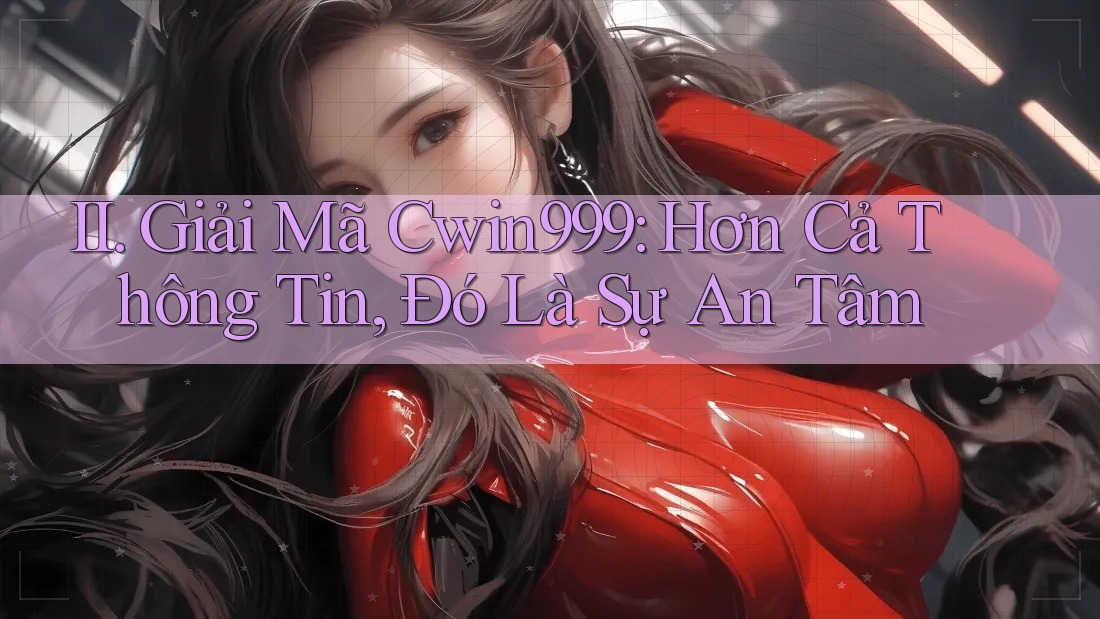II. Giải Mã Cwin999: Hơn Cả Thông Tin, Đó Là Sự An Tâm