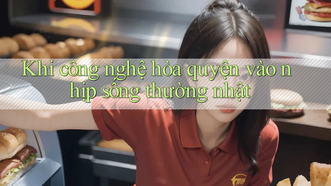 Khi công nghệ hòa quyện vào nhịp sống thường nhật Khi công nghệ hòa quyện vào nhịp sống thường nhật