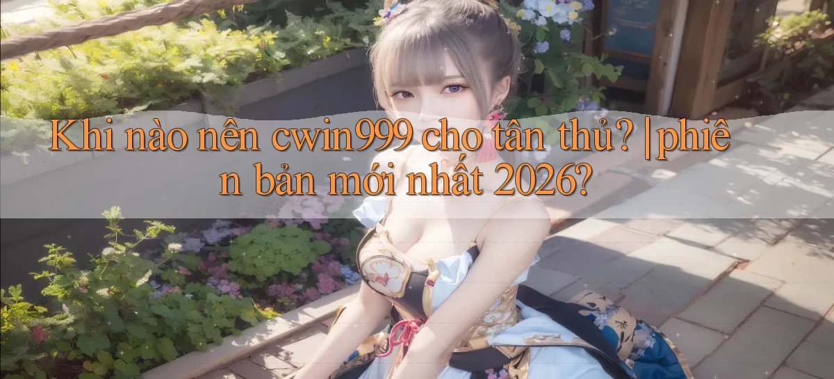 Khi nào nên cwin999 cho tân thủ phiên bản mới nhất 2026
