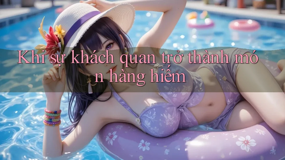 Khi sự khách quan trở thành món hàng hiếm Khi sự khách quan trở thành món hàng hiếm