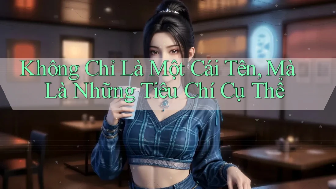 Không Chỉ Là Một Cái Tên, Mà Là Những Tiêu Chí Cụ Thể