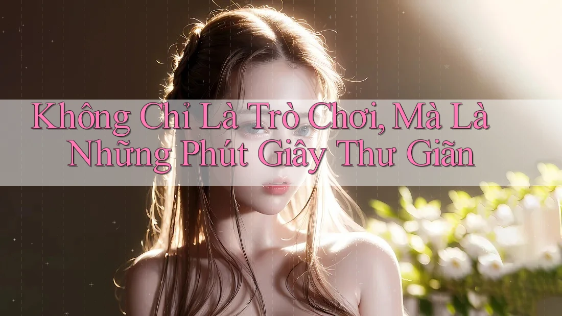 Không Chỉ Là Trò Chơi, Mà Là Những Phút Giây Thư Giãn