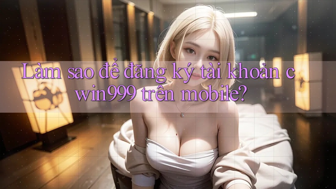 Làm sao để đăng ký tài khoản cwin999 trên mobile?