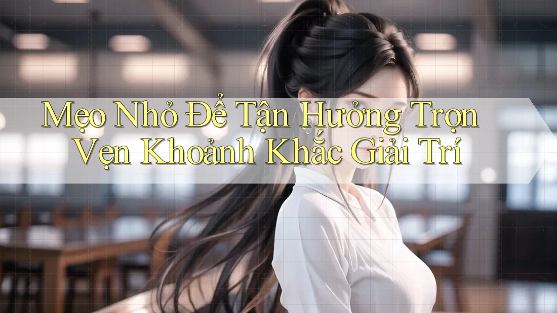 Mẹo Nhỏ Để Tận Hưởng Trọn Vẹn Khoảnh Khắc Giải Trí