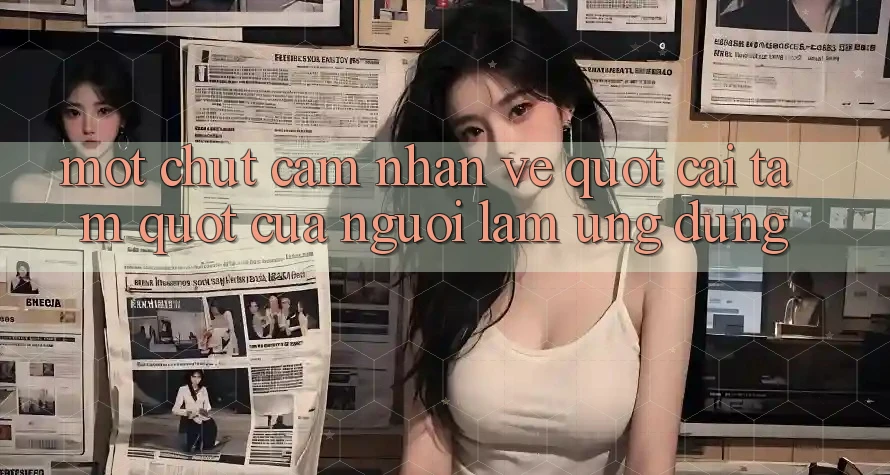 Một chút cảm nhận về " cái tâm" của người làm ứng dụng Một chút cảm nhận về " cái tâm" của người làm ứng dụng